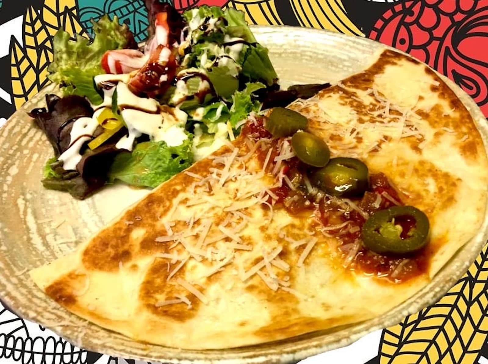 Quesadilla mit Schafskäse